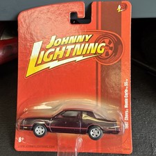 Johnny Lightning 164 1987 Chevrolet Monte Carlo Ss Deep Purple Diecast Car Vtg