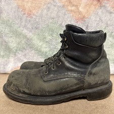 Red Wing Shoes Boots Made in USA Steel Toe Work 3507 men's 11.5 E safety Laces