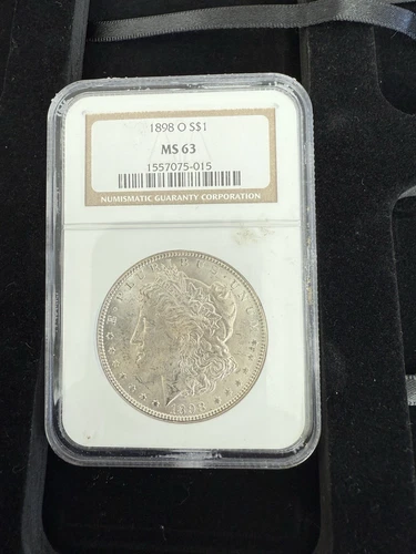 1898-O MORGAN SILVER DOLLAR **NGC CERTIFIED MS 63** FREE SHIPPING!!