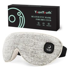 YoanYouth Heated Eye Mask for Dry Eyes, FSA Eligible HSA, Cordless Warm Compr...