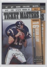 1998 Leaf Rookies & Stars Ticket Masters 1194/2500 Natrone Means Ryan #15 0l1
