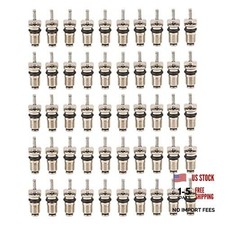 50-Piece Brass Valve Core Set for R134 Series, A/C Valve Stem Cores,