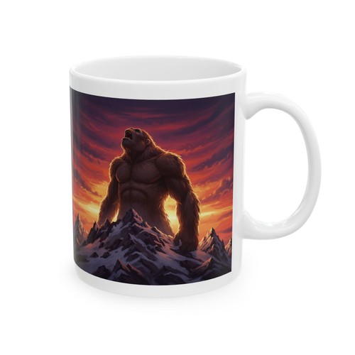 Bigfoot Sasquatch Outdoor Lover Coffee Mug | 11oz - Picture 1 of 11