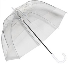 NEW Clear Bubble Dome See Through Fashion Umbrella NEW Bride Wedding