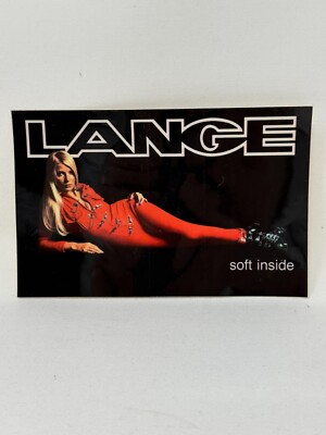 Vintage Lange Ski Boots ''Soft Inside'' Sticker - Rare Lang Ski Boots Sticker