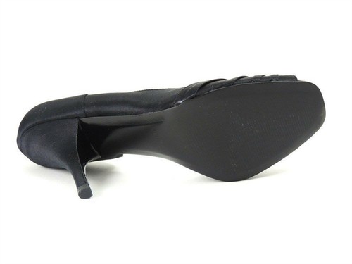 Nine West Women's Ginottao D'Orsay Pumps Black Satin Size 11 M - Picture 5 of 5