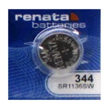 1 Renata 344 Button Cell watch battery for Swatch Fossil Timex and Casio