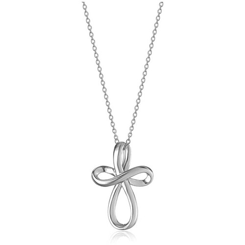 Cross 925 Silver,Gold Necklace Pendant Cubic Zircon Women/Men Charm Jewelry - Picture 24 of 56