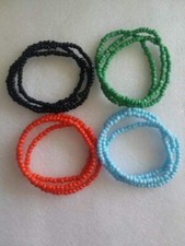 1 Pc Boho Stackable Starchy Solid color Seed Bead Bracelet. Festival Bracelet.