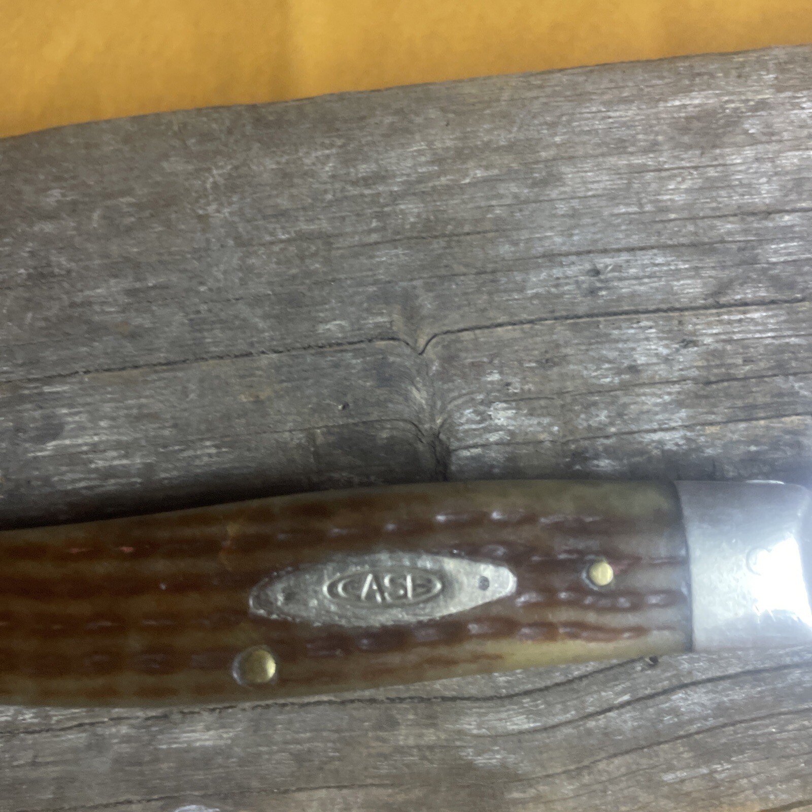 Vtg Case Folding Pocket Knife 6275 Sp 2 Blade 1980's Rare MOose 9 Dot