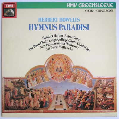Herbert Howells - LP - Hymnus Paradisi - 1970 - HMV G/sleeve ESD 1020661 - NM/NM