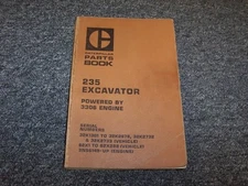 Caterpillar Cat 235 Hydraulic Excavator Factory Original Parts Catalog Manual
