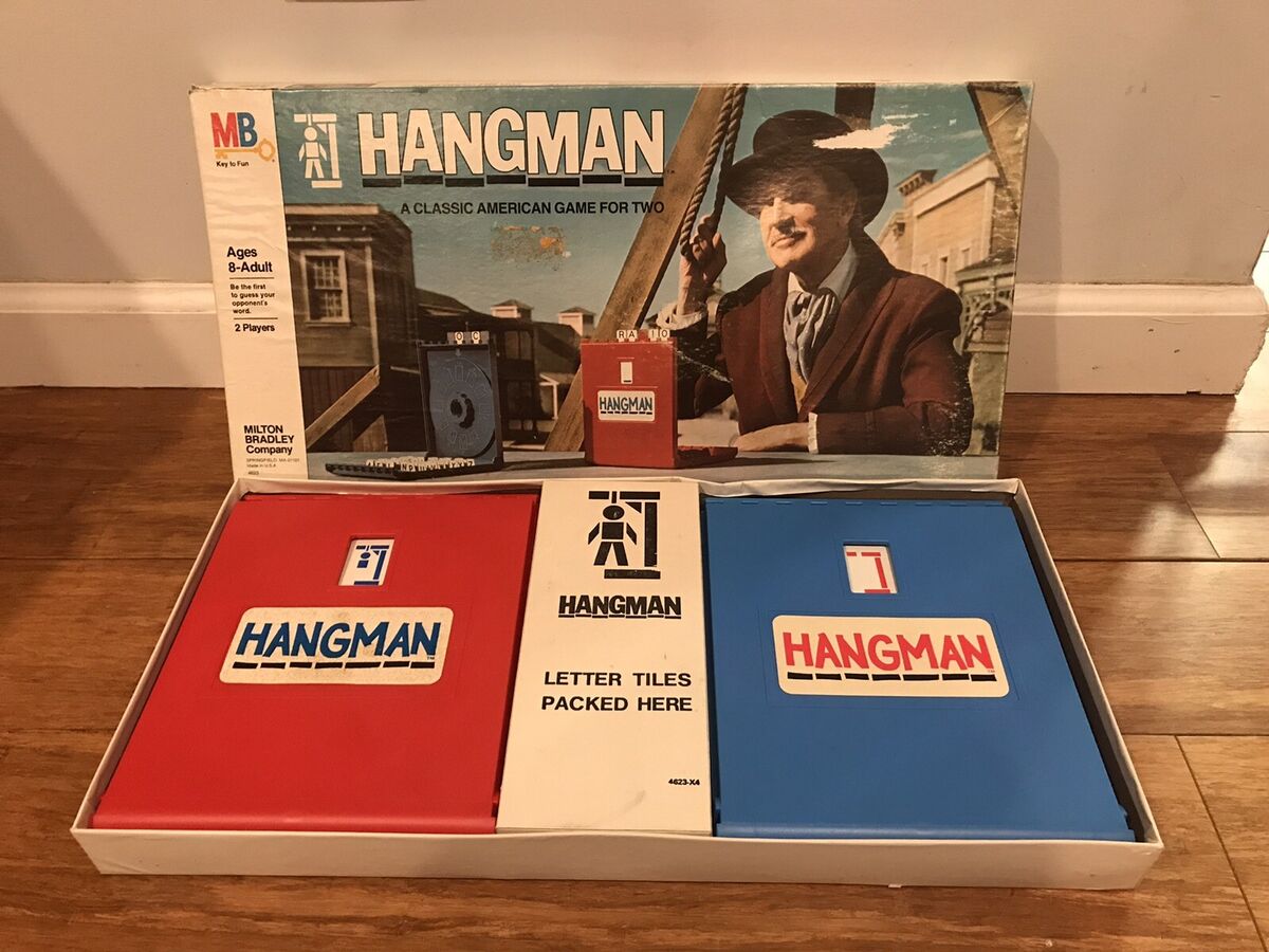 Vintage HANGMAN A Classic American Game for Two Complete