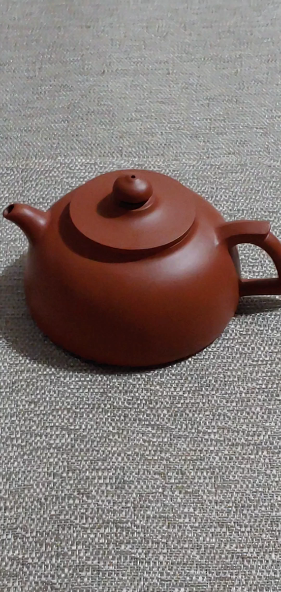 珍宝陶斋陈占英天竺壶宜兴紫砂茶壶Chinese Handmade Yixing Purple