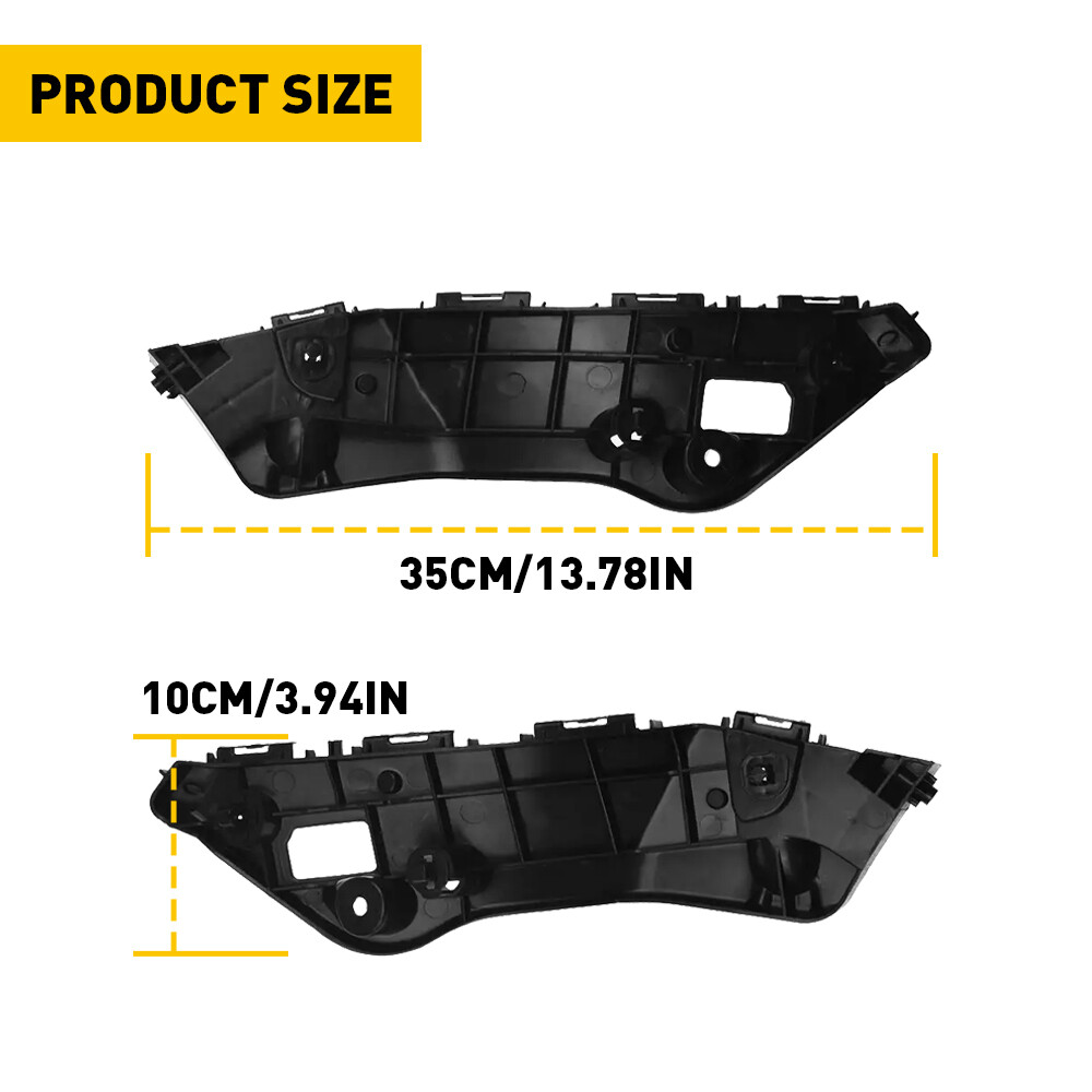 2PCS Bumper Bracket Retainers For 2013-2018 Toyota RAV4 Side Cover