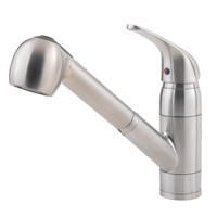 Pfister Pfirst Series 1-handle Pull-out Kitchen Faucet, Stainless Steel , New, F on sale Pfister Pfirst Series 1-handle Pull-out Kitchen Faucet, Stainless Steel , New, F on sale