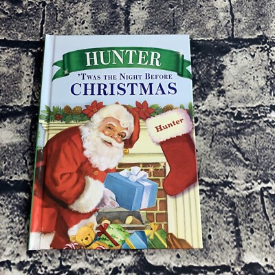 Hunter 'Twas The Night Before Christmas Story Book Personalized Name