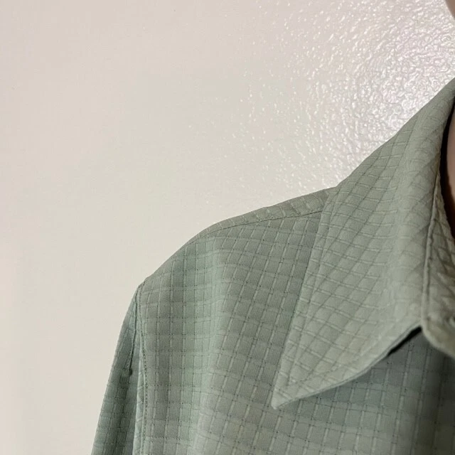 LULULEMON WOMEN’S GRID FLEECE HIKING OVER SHIRT SIZE 8 W3FO3S $148 GREEN - Image 2 of 4