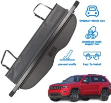 No Gap Retractable Trunk Cargo Cover For 2011-2021 Jeep Grand Cherokee Accessory