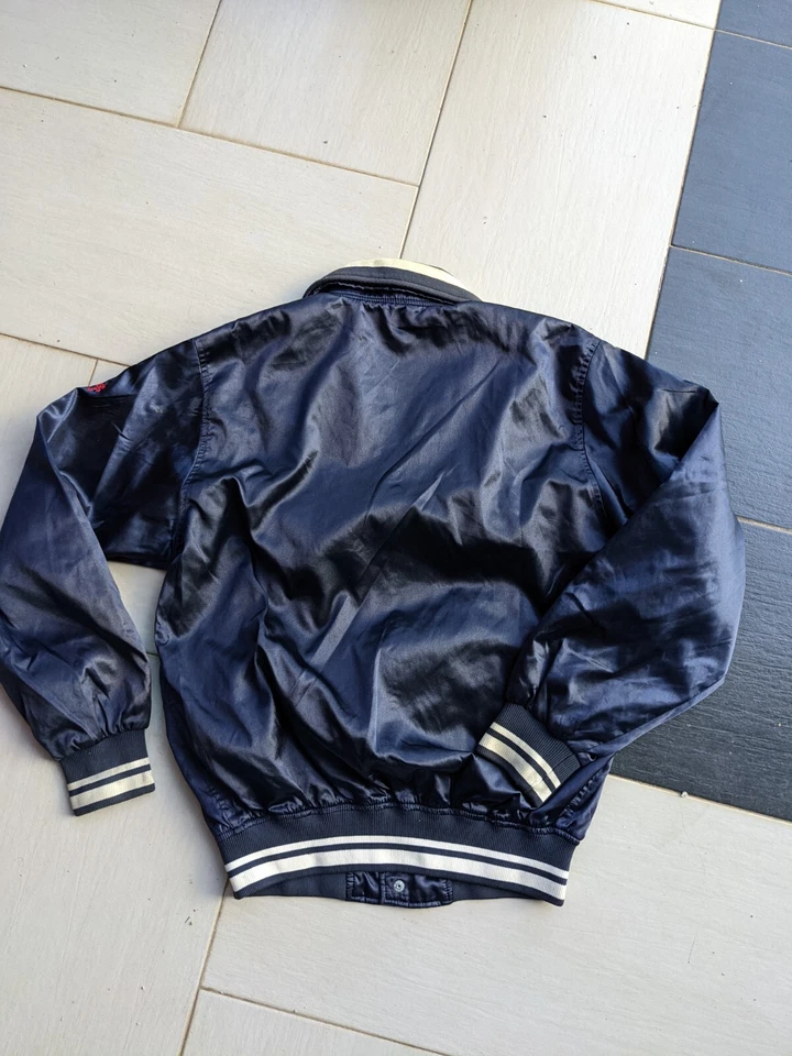 Zett Windbreaker Unisex medium Dark blue vintage 80's 90s Chalk Line jacket - Image 2 of 4