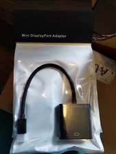 Mini Display Port DP to VGA Cable Converter Adapter for Laptop PC Monitor H3