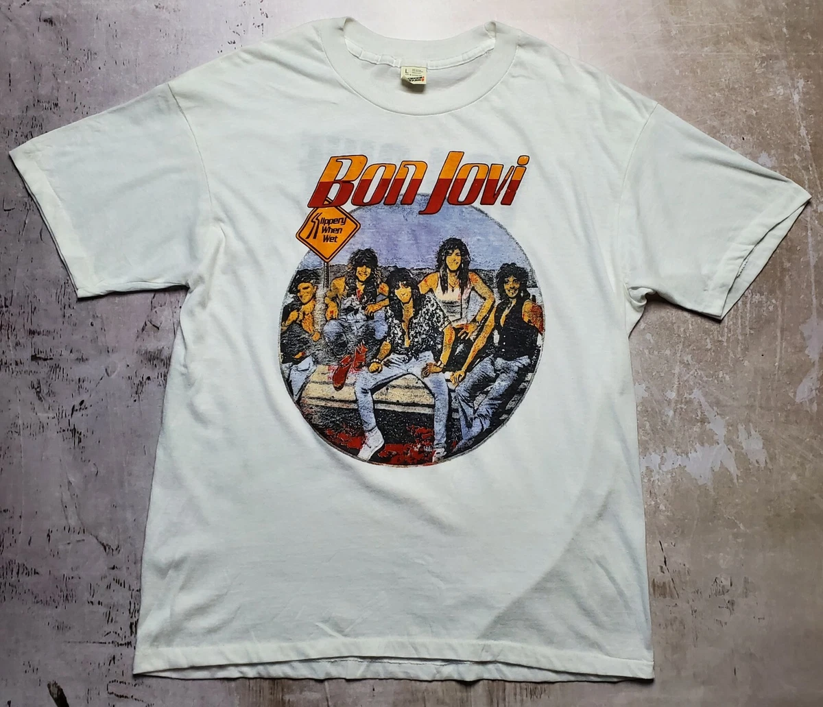 日本人気商品 BON JOVI Tシャツ80S ビンテージ XL | www