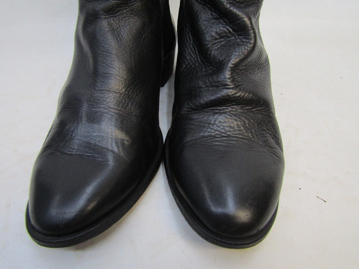 Aldo Leather Boots Size 7.5 Aldo Black Leather Julianna Ankle Boots - | Mercari main image 4