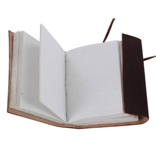 Handmade Peasant Diary Journal | Genuine Leather Cover with Recycled Pages - Picture 4 of 5