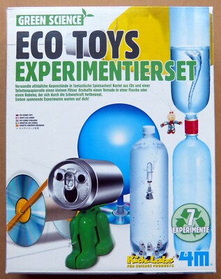 4M - ECO TOYS Experimentierset Green Science - Kidz Labs - 7 Experimente wie neu