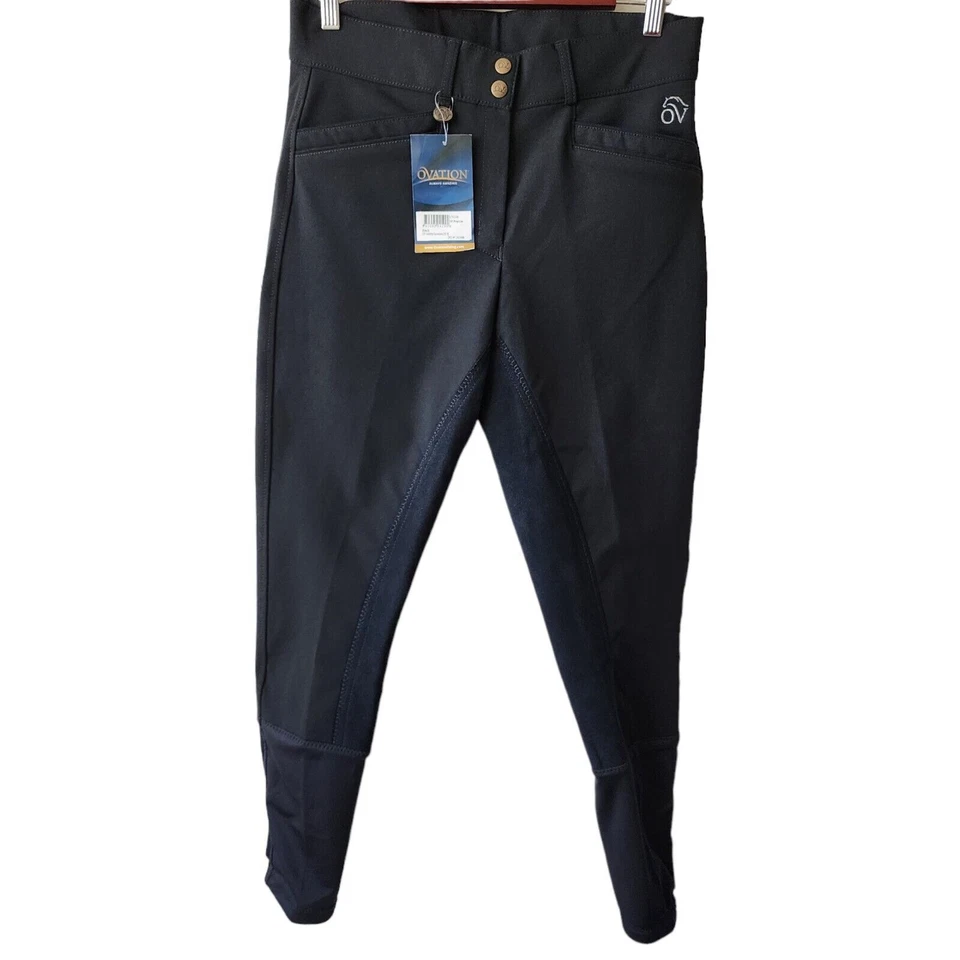 NUEVO CON ETIQUETAS Ovation Full Celebrity Euroweave Equitación Pull on Pantalones TALLA 30 Reg Foto 2 de 4