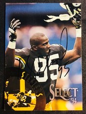 Pittsburgh Steelers GREG LLOYD auto autograph signed 1993 Select Fort Valley St