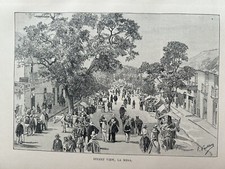 1893 Ansicht von La Mesa, Kolumbien Original ...