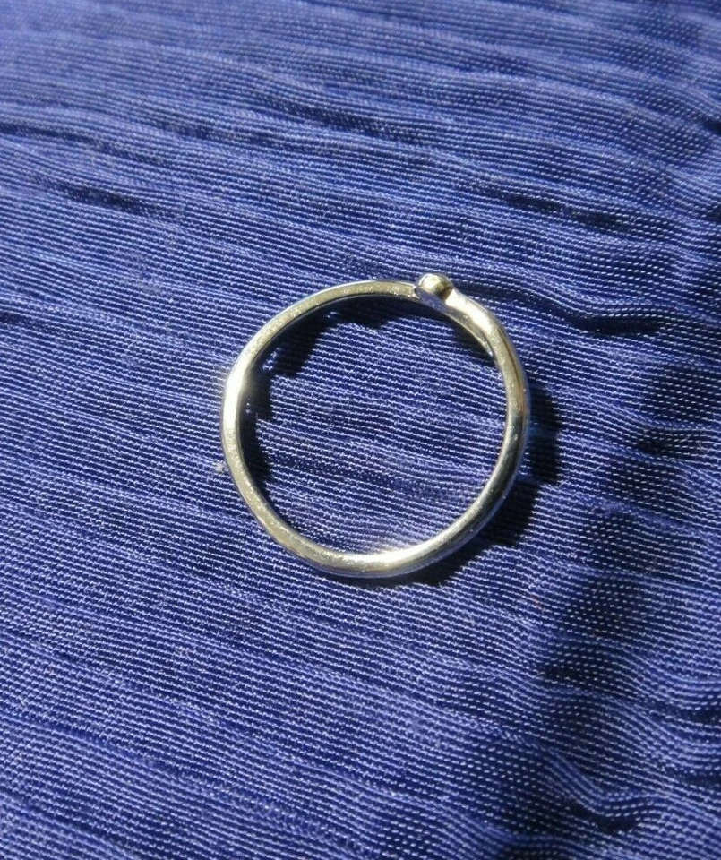 ANELLO ANELLINO CON PIETRA TRASPARENTE - - Immagine 4 di 4