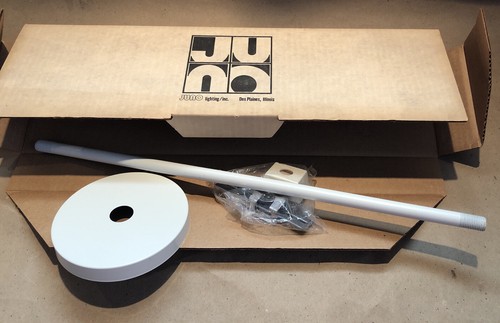 Juno Track Lighting T-51 RIGID CEILING STEM KIT Trac Master NEW - Picture 1 of 6