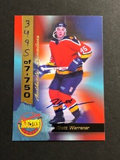 Rhett Warrener Signed 1994 Signature Rookies Auto Autograph Card #35 /7750