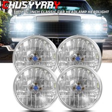 Dot 5.75 5-34 Chrome Headlights For Cadillac Deville 62-74 Calais 65-74 Dot 5.75 5-34 Chrome Headlights For Cadillac Deville 62-74 Calais 65-74