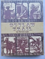 1972 OUTLAW TRAIL Western Board Game 100% Complete RARE Dynamic Designs USA 