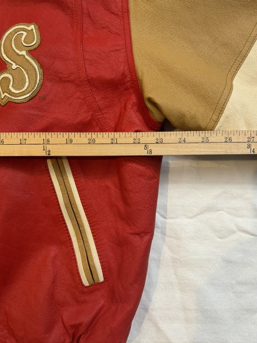 RARE Vintage 1995 San Francisco 49ers Mirage 100% Leather