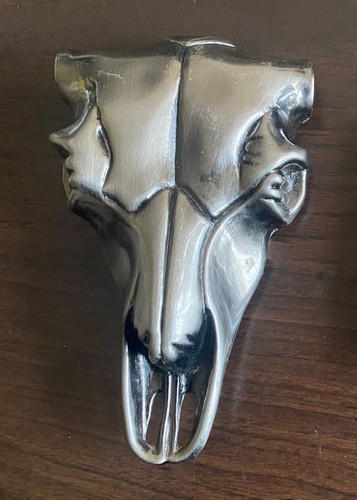 Belt Buckle metal scull