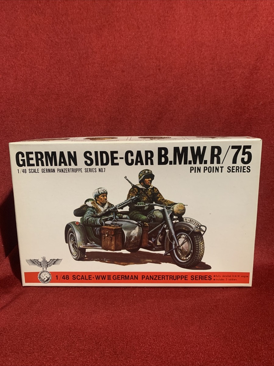 バンダイ1/8 BMW R/75・サイドカー 1/8 バンダイ R/75 サイドカー 送料込み バンダイ1/8 BMW R