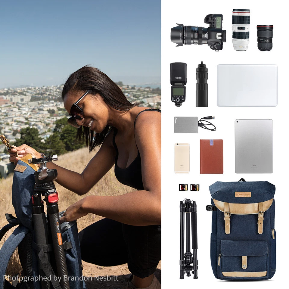 K&F Concept Camera Backpacks Cameras Bag Dslr Camera Case for Photographers - Image 2 of 4