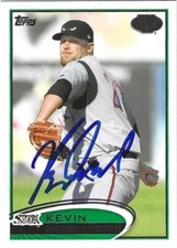 Autographed/Signed 2012 Topps Pro Debut #141 Kevin Quackenbush San Diego Padres