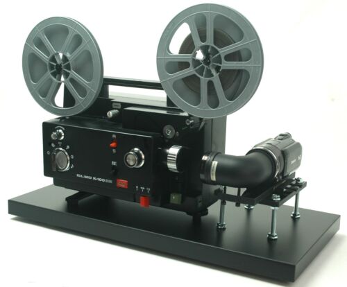 Elmo Movie Projector Telecine Video Transfer Unit, Dual 8 Full HD PAL Camera  - 第 1/4 張圖片