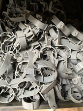 Joblot of 32mm/ 1¼"  Waste Pipe Clips in Grey Multi-pack - Packs of 20, 30 &50