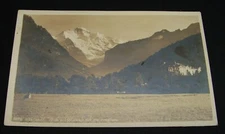 ORIG 1920s INTERLAKEN BLICK V. HOHEWEG AUF DIE JUNGFRAU SWITZERLAND RPPC