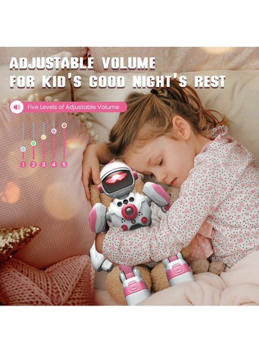 Robot Toys for Kids 3-5, Robot for Girls 3 4 5 6 Year Old Upgrade Record Voic... - Picture 7 of 10