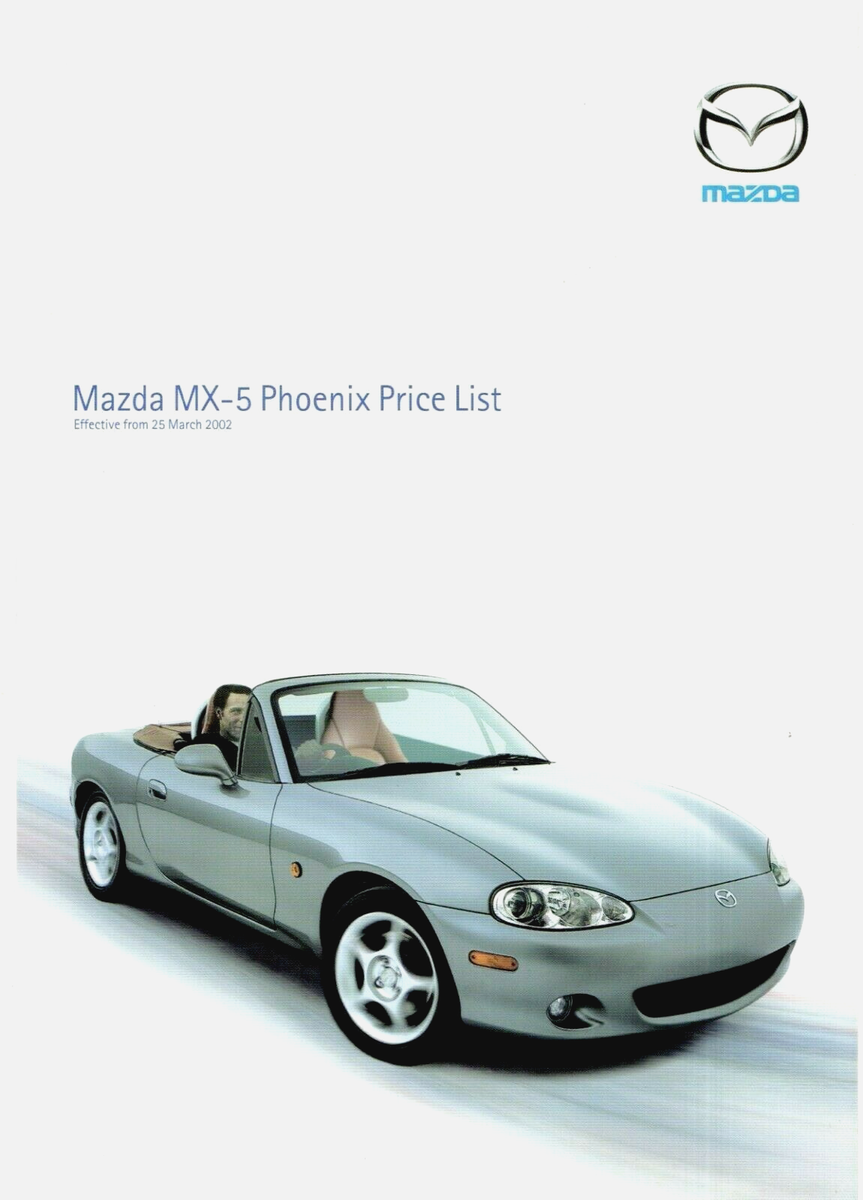 まぁページ 1995 Mazda MX-5 White Manual, 5 speed Right Hand Drive