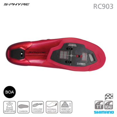 SHIMANO SH-RC903 SALE $349 (RRP$599) SPD SHOES RED 46E | eBay