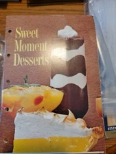 General Foods SWEET MOMENT DESSERTS Cookbook Vintage 1963