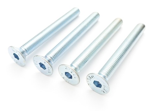 Set of 4 M8 Countersunk 70mm Kart Seat Bolts - Picture 3 of 3